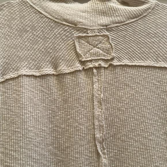 Cream Free People Casey tunic, size XL NWT - Picture 11 of 12